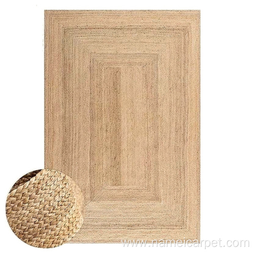 High quality handmade natural jute braided area rugs